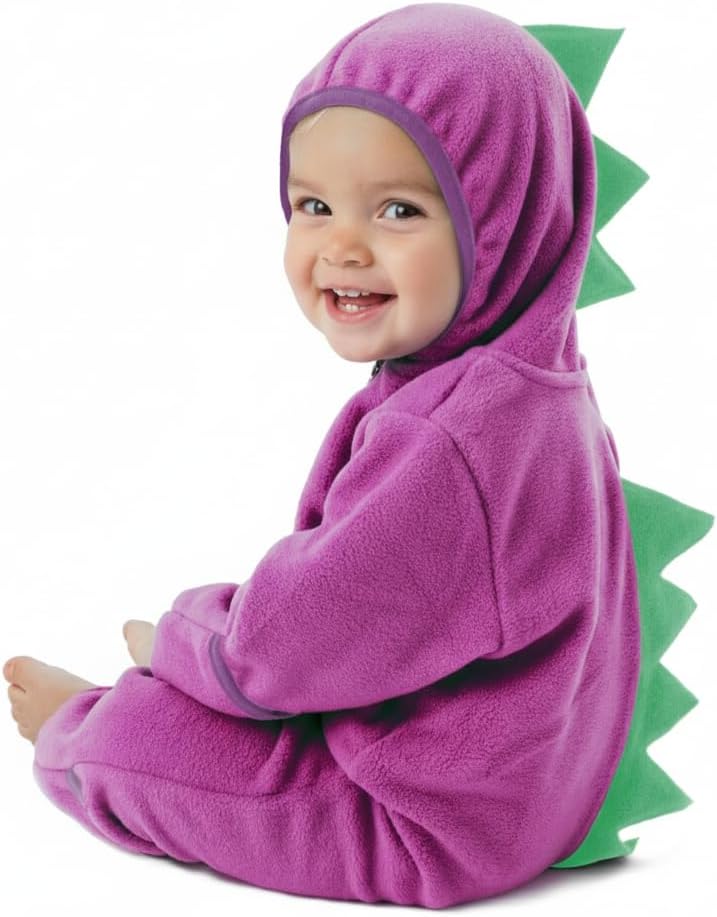 Cuddle Club Fleece Baby Bunting Bodysuit with Hood, Convertible Mittens & Booties, Car Seat Friendly, Soft & Warm, Easy Zip