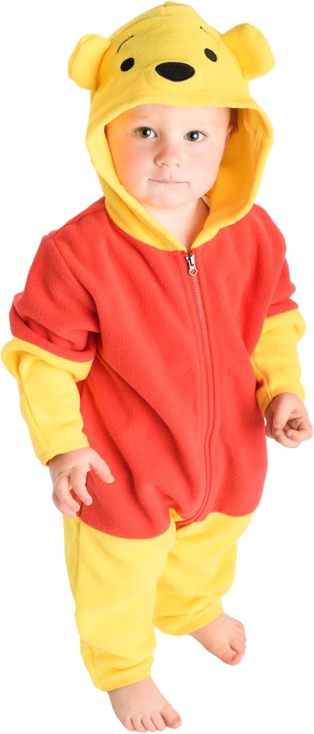 Cuddle Club Fleece Baby Bunting Bodysuit with Hood, Convertible Mittens & Booties, Car Seat Friendly, Soft & Warm, Easy Zip