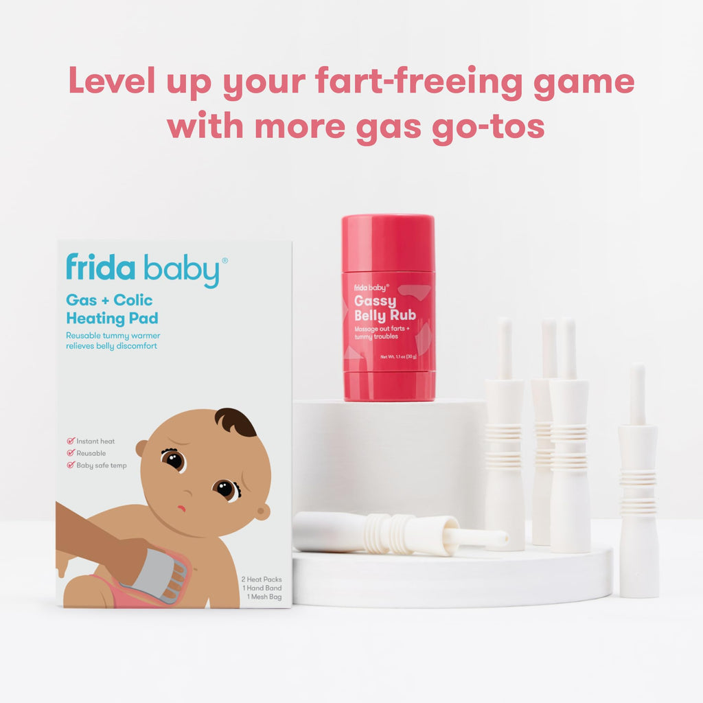 Frida Baby Gassy Belly Rub | Infant Gas Relief | Baby Gas Relief Rub for Belly Massages Made with Natural Oils