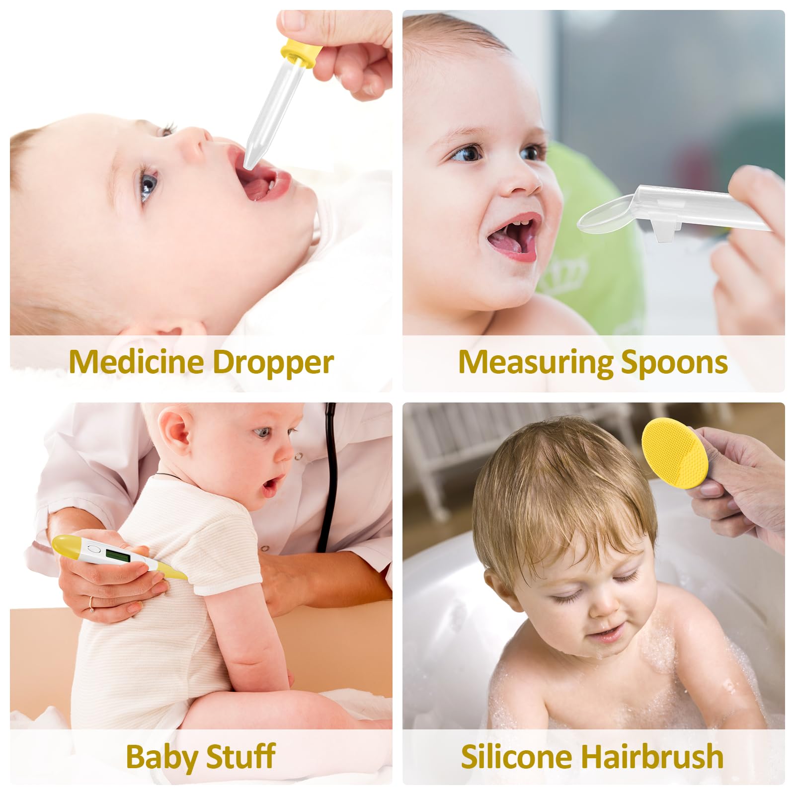 Baby Grooming Kit, Infant Safety Care Set with Hair Brush Comb Nail Clipper Nasal Aspirator,Baby Essentials Kit for Newborn Girls Boys (Pink Baby Grooming kit)