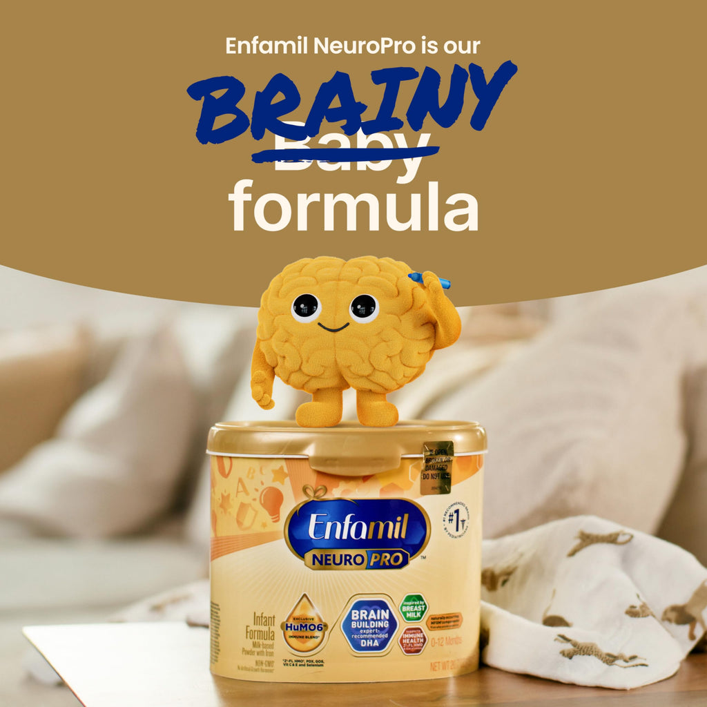 Enfamil NeuroPro Baby Formula, Brain Building Duo DHA & MFGM, Exclusive Immune Supporting HuMO6 Blend, Powder Infant Formula, Baby Milk, 20.7 Oz