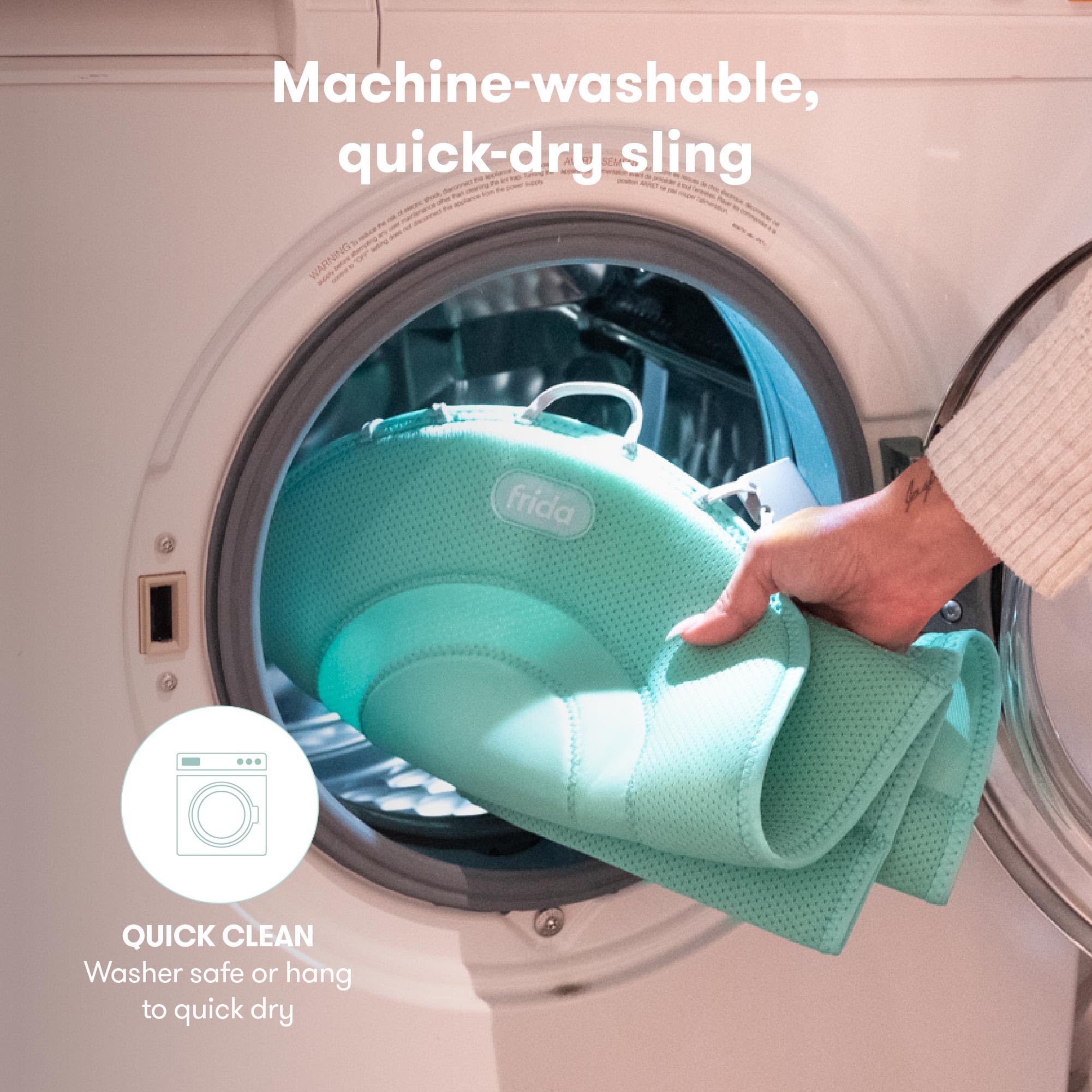 Frida Baby 4-in-1 Grow-with-Me Baby Bathtub, Baby Tub for Newborns to Toddler with Removable Bath Seat & Backrest for Bath Support in Tub